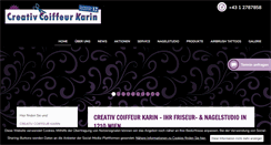 Desktop Screenshot of coiffeurkarin.at